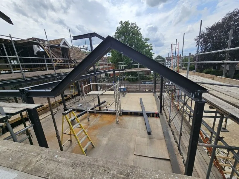 Steel Beam Connection Detail