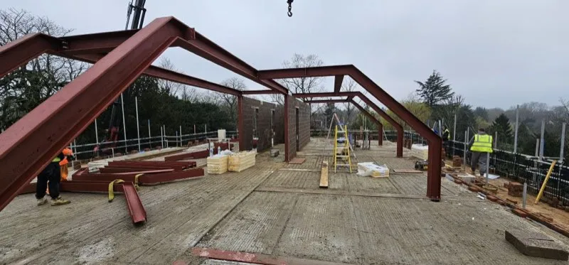 Structural Steel Project Site