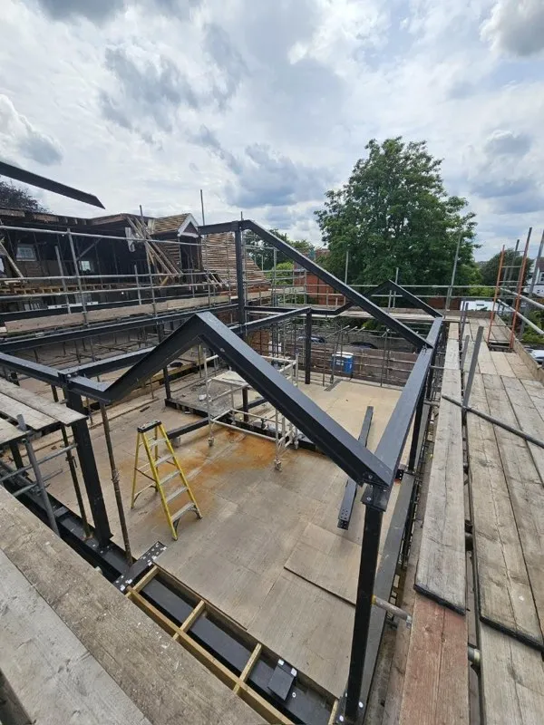 Completed Steel Framework